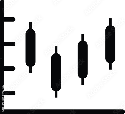 Growing graph. Business chart. Profit growing symbol. Progress diagram. Growth success icon. Progress symbol. stock vector.