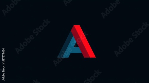 Free Download A1 Logotype: Corporate Branding with Modern Shape in Blue and Red - GFXLoad