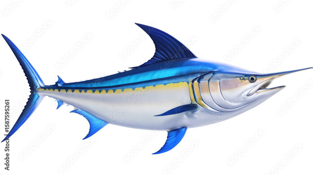Naklejka premium Blue Marlin