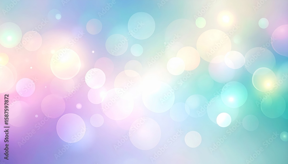 Fototapeta premium Abstract bokeh light art, a captivating display of dreamy, diffused illumination