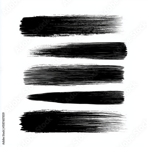 brush strokes watercolor. Generative AI