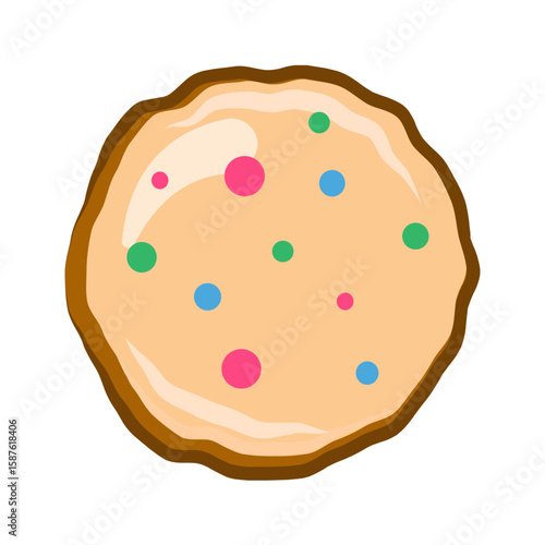 Vector color icon for Biscuit