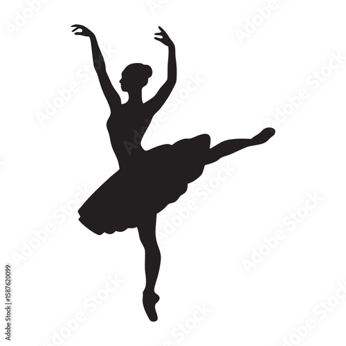 ballet dancer silhouette