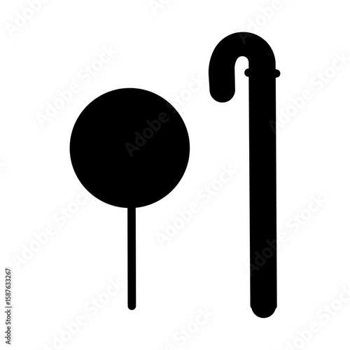 Candy and lolipop food vector