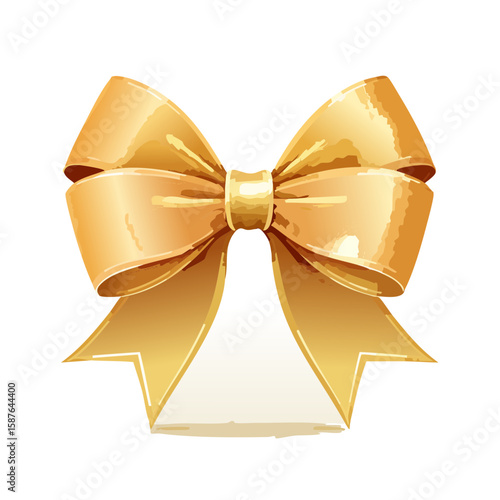 Perfect Gift Bow Icon, Elegant Ribbon Decoration