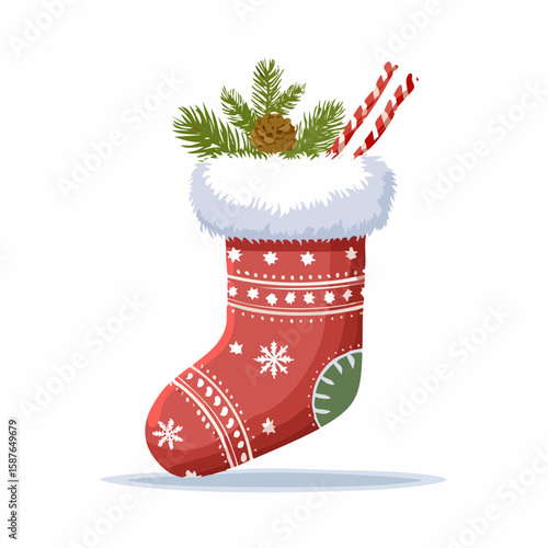 Tiny Hanging Stocking, Adorable Festive Decoration