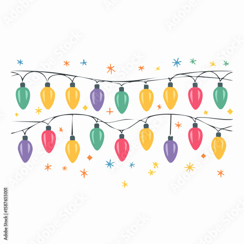 Holiday Light String, Dazzling Christmas Decoration