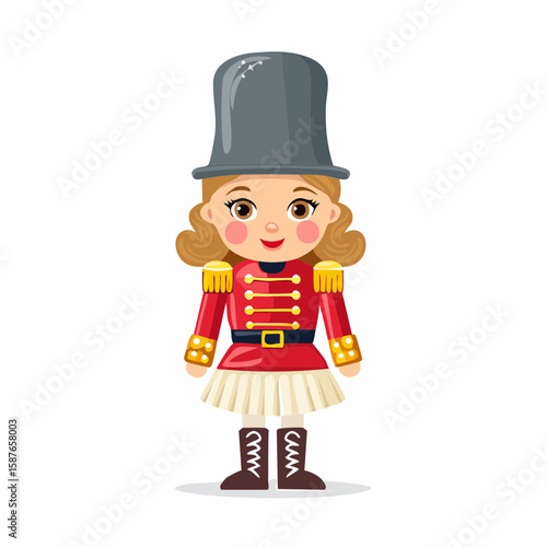 Toy Soldier Figure, Festive Christmas Decor Accent