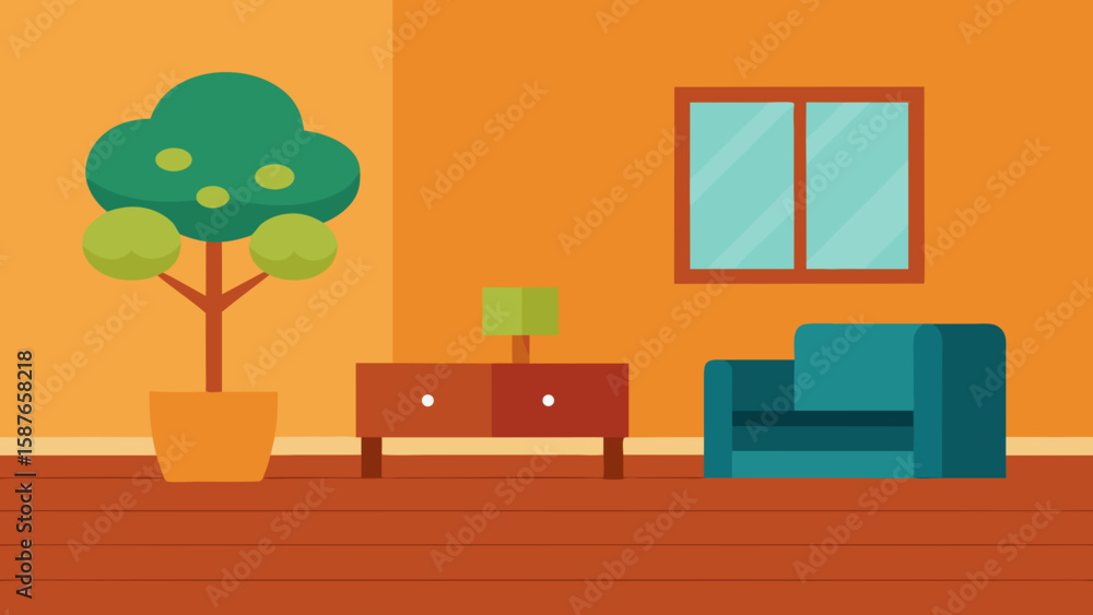 Fototapeta premium living room interior