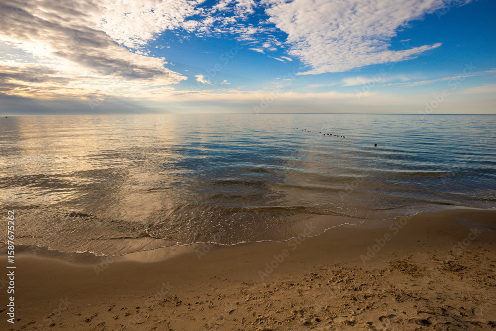 Fototapeta premium sandy beach in the Baltic Sea
