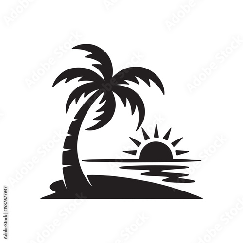 Travel t shirt design, Beach good vibes, Enjoy beach life, Sunshine paradise graphic, Adventure, modern, Outdoor t shirt design,
 vector, beach, Palm tree, silhouette, Globe and Airplane,
