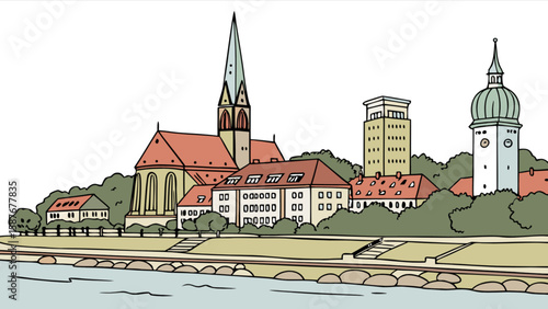 Explore passau germany cityscape architecture landmarks and river views travel destination scenic european cityscapes