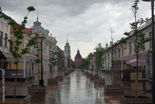 Rain in the city