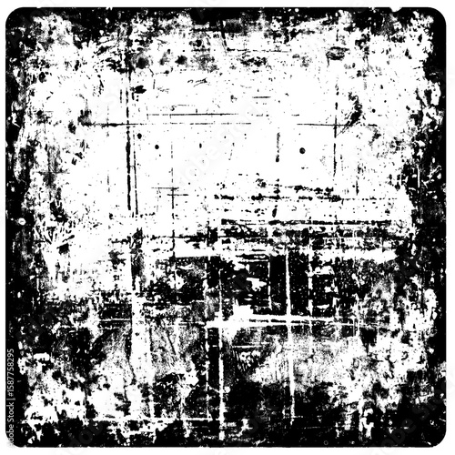 Wallpaper Mural black and white texture, grunge destressed background texture Torontodigital.ca