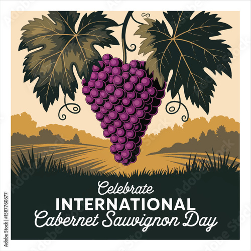 Celebrate the rich flavors of Cabernet Sauvignon with wine lovers worldwide today
