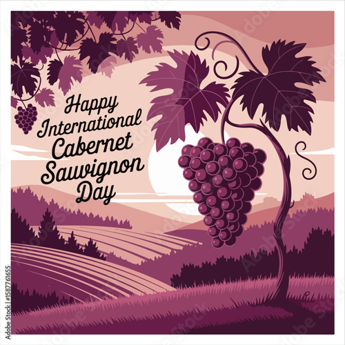 Celebrate the rich flavors of Cabernet Sauvignon with wine lovers worldwide today
