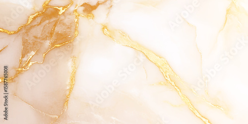 Luxurious colored marble with golden veins showcasing a natural elegance, warm color palette of pale peach, cream, and subtle golden-orange, High-resolution image of a gold marble surface.