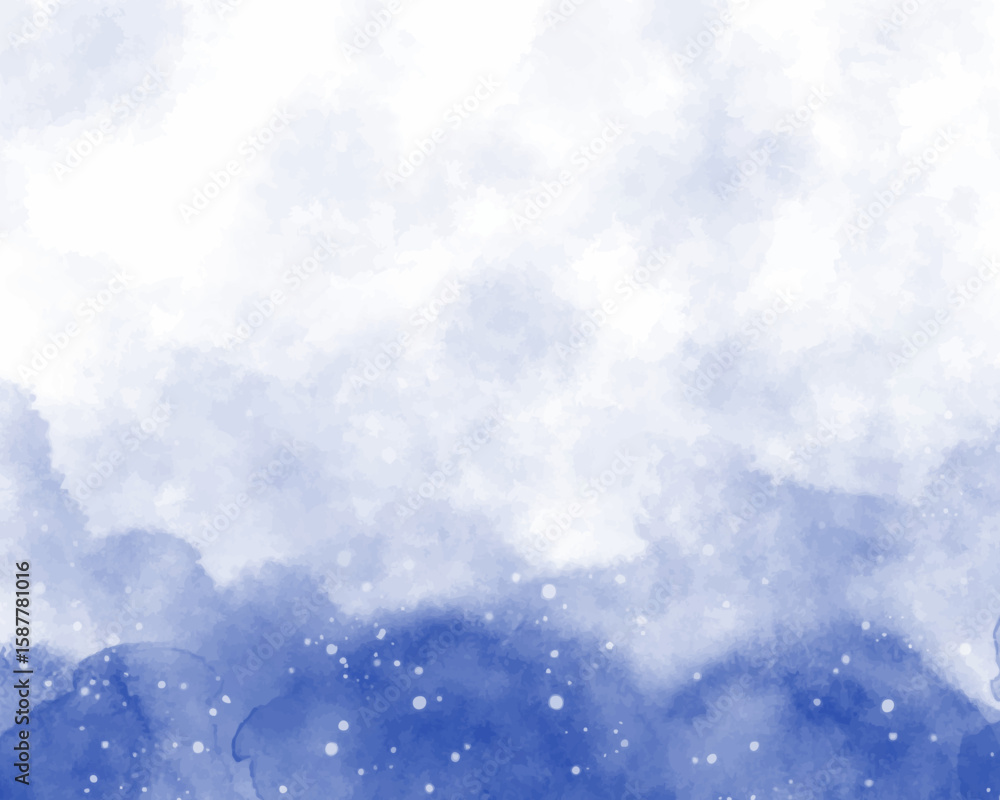 Obraz premium Abstract colorful watercolor for background. Digital art painting.