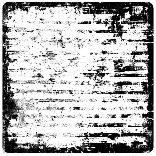 Grunge background is black and white
