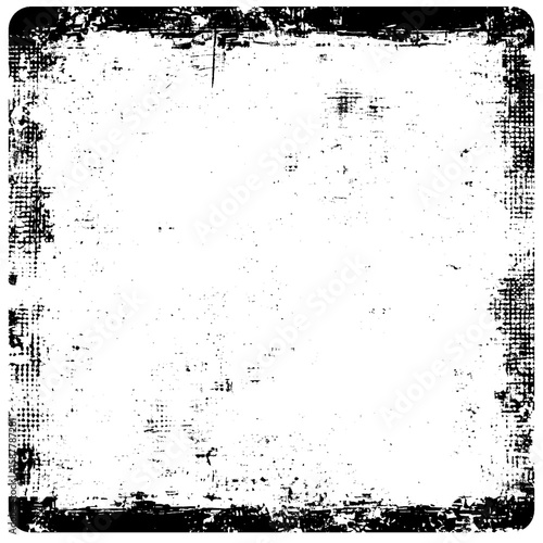 Grunge background is black and white