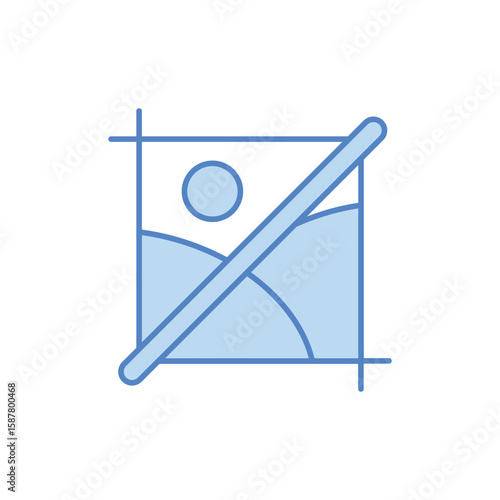 Crop Icon vector stock illustration