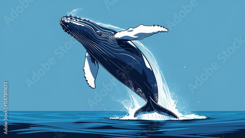 whale in the water