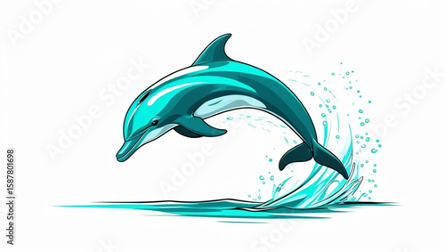 dolphin jumping from water