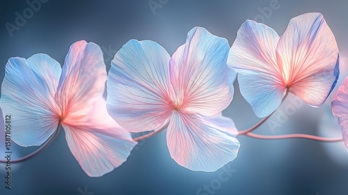 Delicate Pastel Floral Design