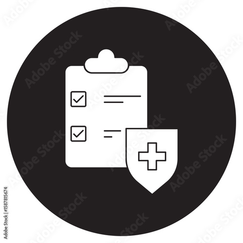 Health Insurance icon, Protect Your Future Choose the Right Health Insurance Plan, Comprehensive Coverage, Peace of Mind Your Health, Insured, vector