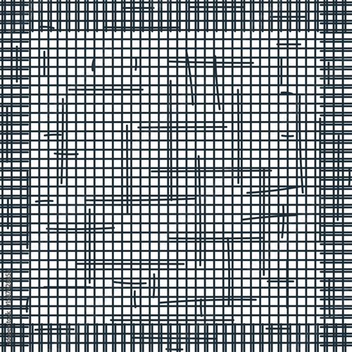 Fine dense mesh with added double lines