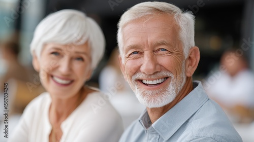 A peaceful and vibrant depiction of healthy aging with no illness