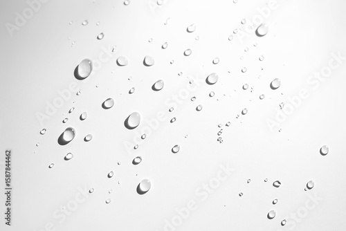Cuadro en lienzo PNG Water drop on the window background droplets freshness.