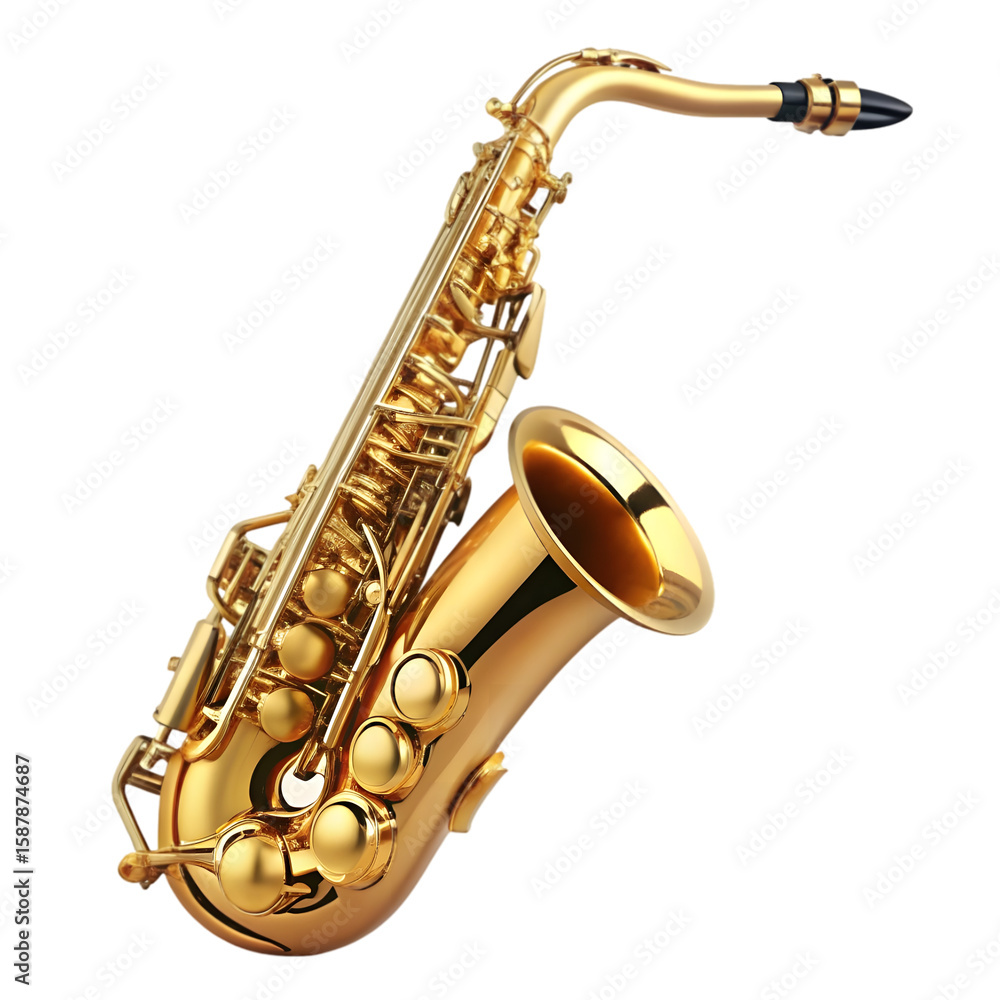 Naklejka premium saxophone 