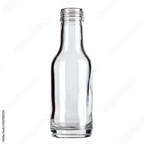 Wallpaper Mural Clear glass bottle, small and slender Torontodigital.ca