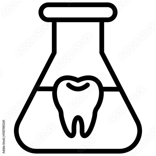 dental lab services  line icon