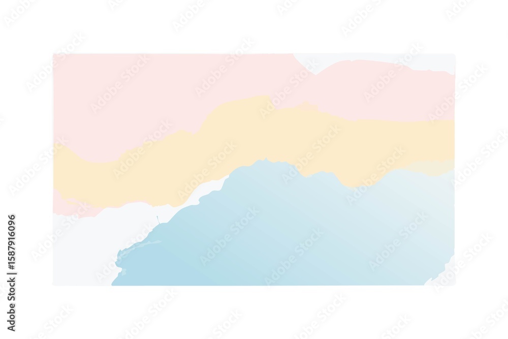 Obraz premium 抽象的でパステルカラーの水彩画風の背景画像