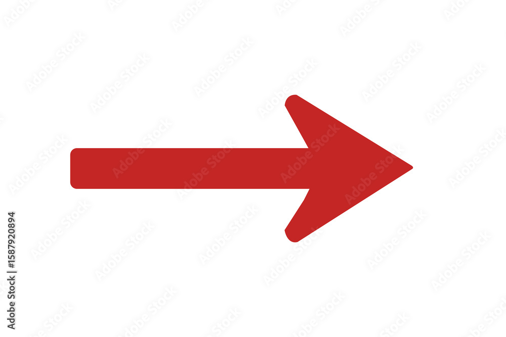 red arrow icon pointing right side on transparent background red arrow icon pointing right side on transparent background