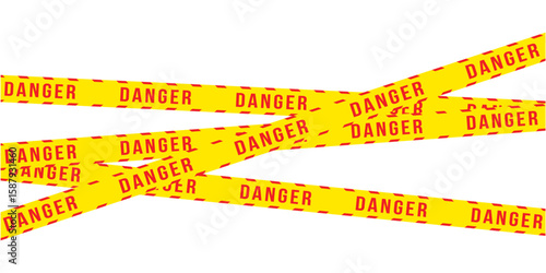Caution Stripe Vector Illustration. Yellow and red Diagonal Safety Lines. High-contrast hazard warning design for road signs, construction zones, and safety alerts. Ideal for danger zones, caution web