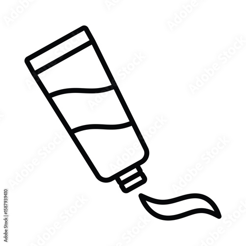 toothpaste iconvector design template in white background