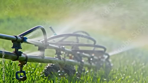 Wallpaper Mural Agricultural irrigation system in a field Torontodigital.ca