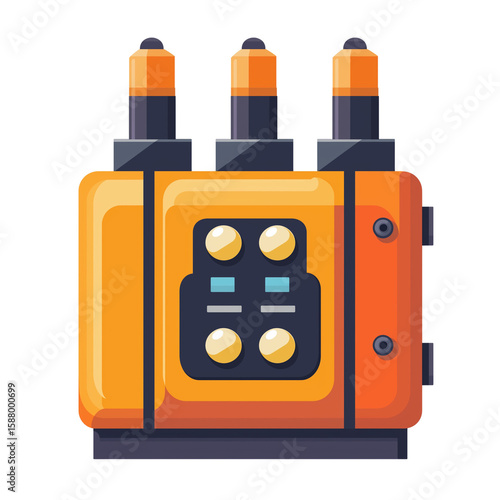 high-voltage transformer , isolated