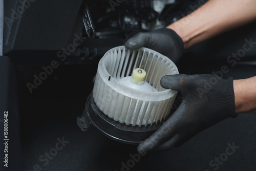 Car HVAC Blower Motor Fan Replacement