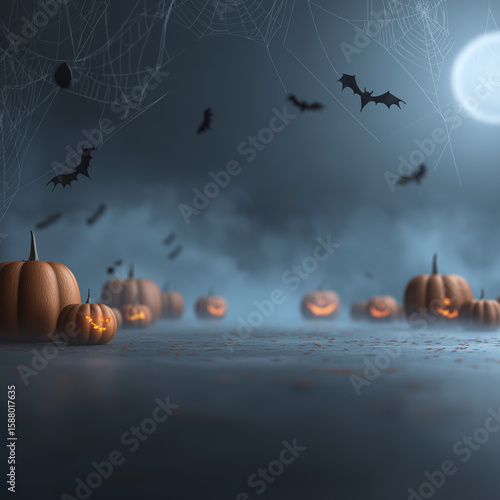 Minimalist Halloween background