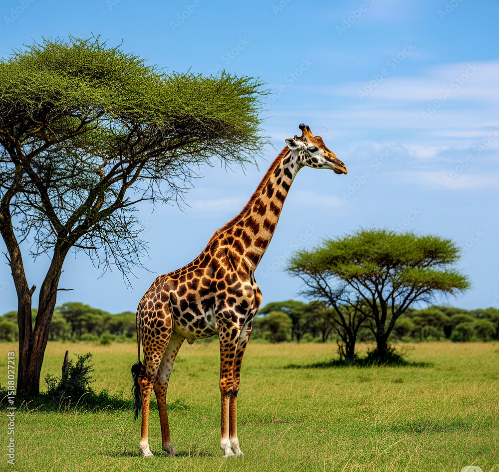 Obraz premium giraffe in the wild