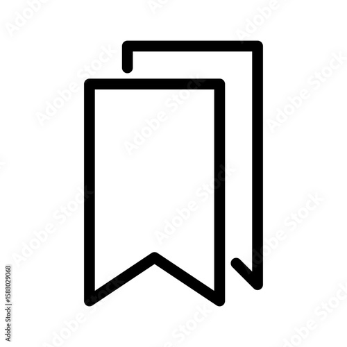 Bookmark Icon - Minimalist UI Style 2