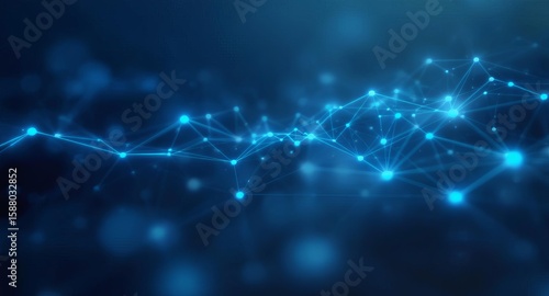 abstract blue background with particles