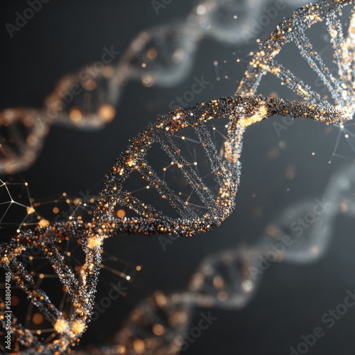 Abstract Representation of DNA Structure with Molecular Elements