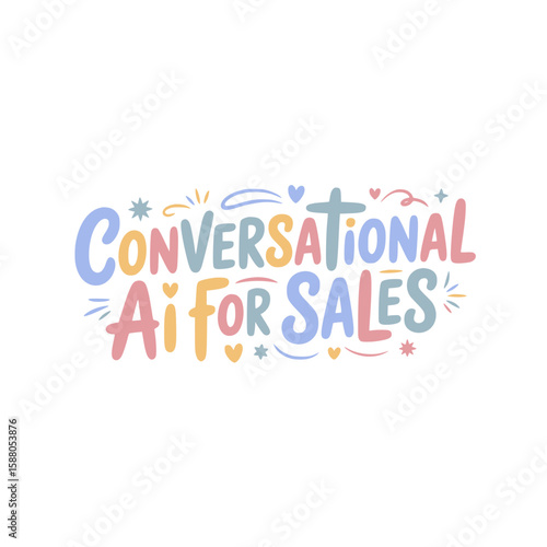 Conversational AI For Sales Sticker