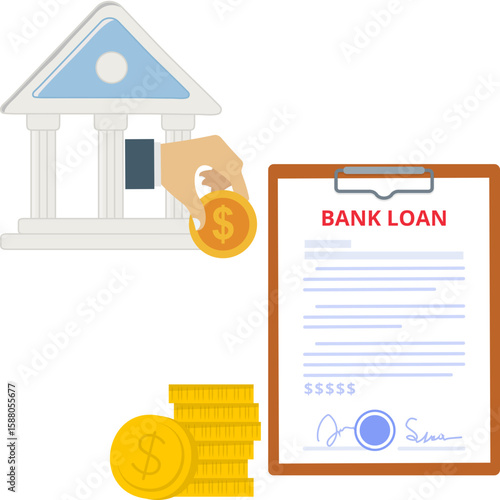 Bank Loan Illustration – Lending Services