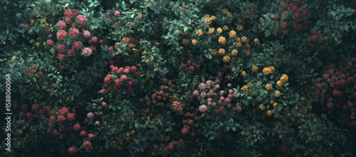 Lush garden of vibrant flowers (1)